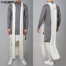 Load image into Gallery viewer, Stylish Long Trench Cardigan Outwear Gothic Mens Long Jackets Thin Coat Sleeveless Streetwear Male Cloak Abrigo Hombre Overcoat